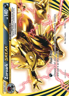 Zoroark BREAK 92/162 Rare BREAK card from BREAKthrough