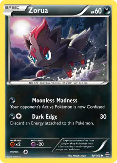 Zorua 89/162 Common card from BREAKthrough