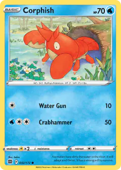 Corphish 032/172 Common card from Brilliant Stars