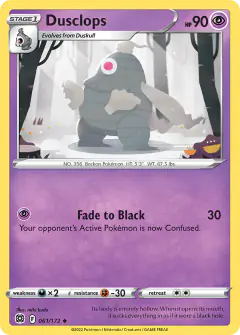 Dusclops 061/172 Uncommon card from Brilliant Stars