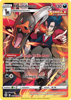Houndoom TG10/TG30 Trainer Gallery Rare Holo card from Brilliant Stars