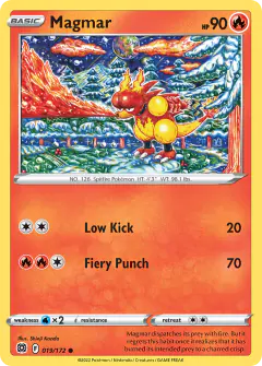 Magmar 019/172 Common card from Brilliant Stars