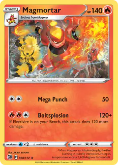 Magmortar 020/172 Rare card from Brilliant Stars