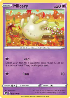 Milcery 070/172 Common card from Brilliant Stars