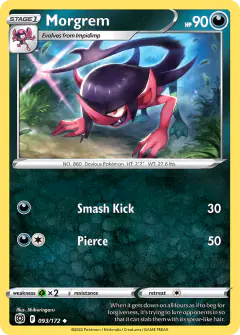 Morgrem 093/172 Uncommon card from Brilliant Stars
