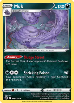 Muk 085/172 Rare card from Brilliant Stars