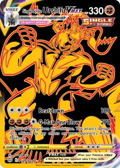 Single Strike Urshifu VMAX TG29/TG30 Rare Secret card from Brilliant Stars