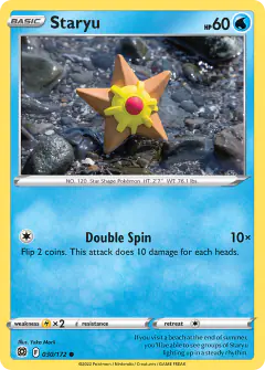 Staryu 030/172 Common card from Brilliant Stars