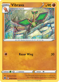 Vibrava 075/172 Uncommon card from Brilliant Stars