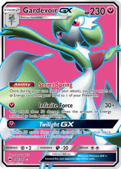 Gardevoir-GX 140/147 Rare Ultra card from Burning Shadows
