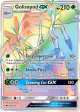 Golisopod-GX 148/147 Rare Rainbow card from Burning Shadows
