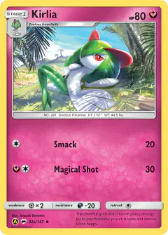 Kirlia 92a/147 Uncommon card from Burning Shadows
