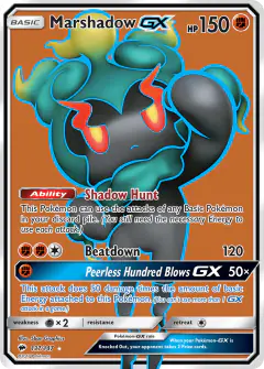 Marshadow-GX 137/147 Rare Ultra card from Burning Shadows
