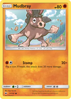 Mudbray 77/147 Common card from Burning Shadows