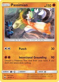 Passimian 79/147 Rare card from Burning Shadows