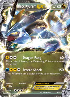 Black Kyurem-EX BW62 Promo card from BW Black Star Promos