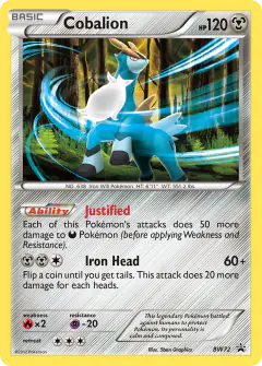 Cobalion BW72 Promo card from BW Black Star Promos