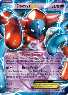 Deoxys-EX BW82 Promo card from BW Black Star Promos
