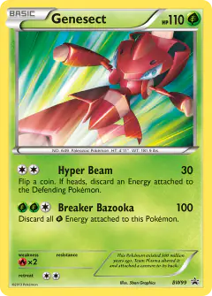 Genesect BW99 Promo card from BW Black Star Promos