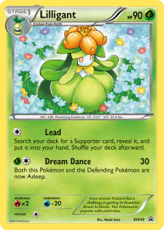 Lilligant BW49 Promo card from BW Black Star Promos