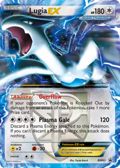 Lugia-EX BW83 Promo card from BW Black Star Promos