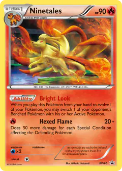 Ninetales BW66 Promo card from BW Black Star Promos