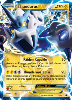 Thundurus-EX BW81 Promo card from BW Black Star Promos