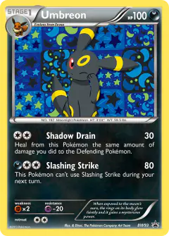 Umbreon BW93 Promo card from BW Black Star Promos