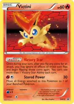 Victini BW32 Promo card from BW Black Star Promos