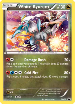 White Kyurem BW59 Promo card from BW Black Star Promos