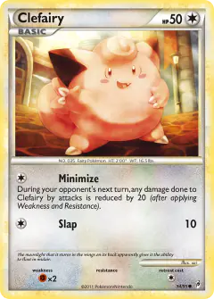 Clefairy 54/95 Common card from Call of Legends