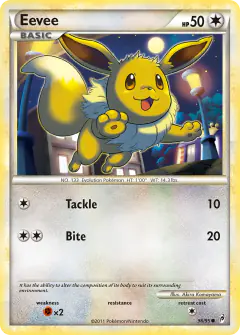 Eevee 56/95 Common card from Call of Legends