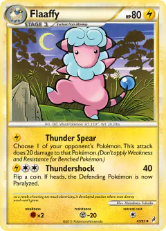 Flaaffy 43/95 Uncommon card from Call of Legends