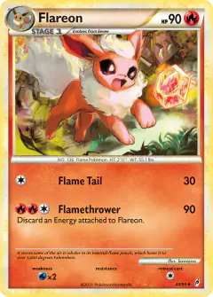 Flareon 44/95 Uncommon card from Call of Legends