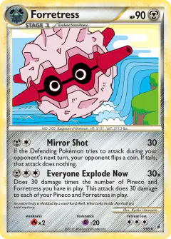 Forretress 5/95 Rare Holo card from Call of Legends