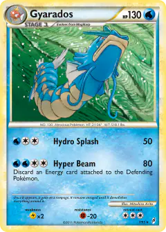Gyarados 7/95 Rare Holo card from Call of Legends