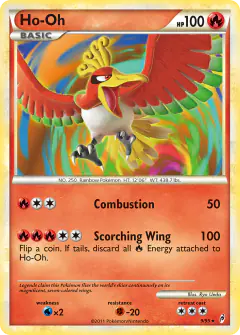 Ho-Oh 9/95 Rare Holo card from Call of Legends