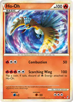 Ho-Oh SL5 Rare Holo card from Call of Legends