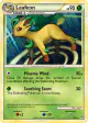 Leafeon 13/95 Rare Holo card from Call of Legends