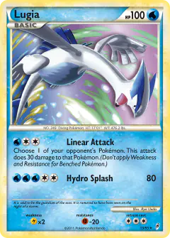 Lugia 15/95 Rare Holo card from Call of Legends