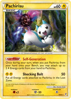 Pachirisu 18/95 Rare Holo card from Call of Legends