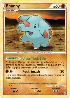 Phanpy 66/95 Common card from Call of Legends