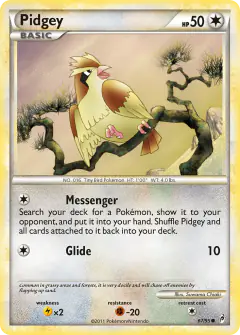 Pidgey 67/95 Common card from Call of Legends
