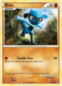 Riolu 50/95 Uncommon card from Call of Legends