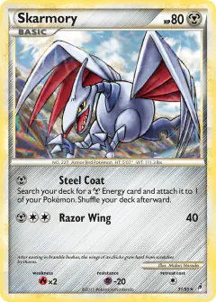 Skarmory 31/95 Rare card from Call of Legends