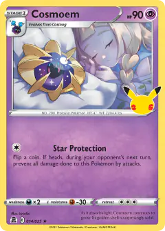 Cosmoem 14/25 Rare card from Celebrations