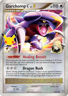 Garchomp C LV.X 145/25 Classic Collection card from Celebrations