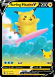 Surfing Pikachu V 8/25 Rare Holo V card from Celebrations