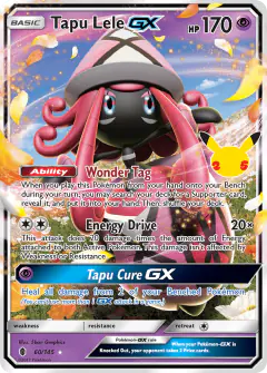 Tapu Lele-GX 60/25 Classic Collection card from Celebrations
