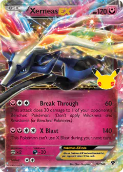 Xerneas-EX 97/25 Classic Collection card from Celebrations